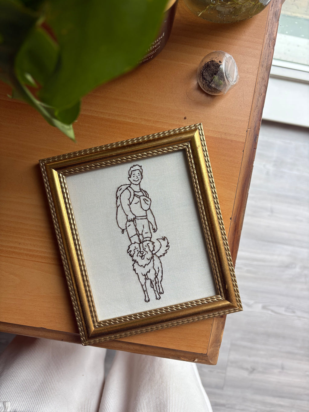 Custom Pet Outline Embroidery